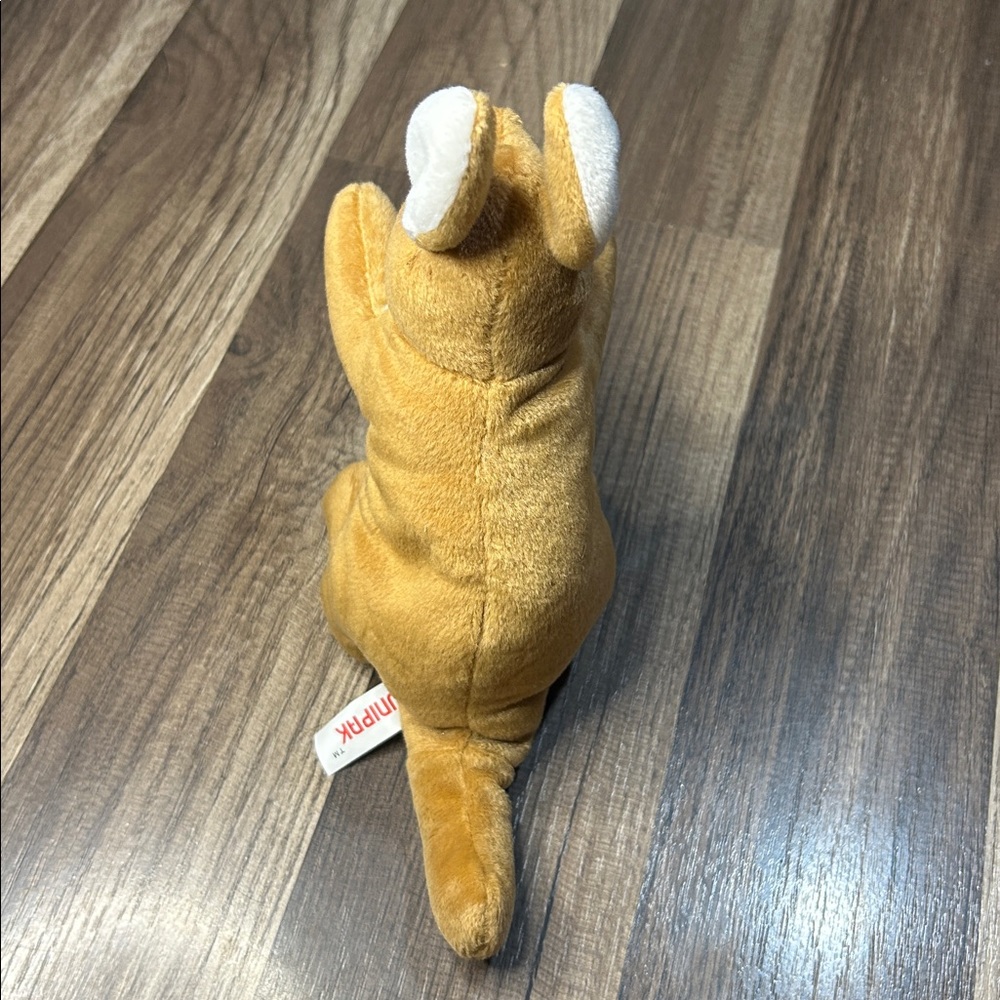 Plush Kangaroo with Joey Stuffed Animal - Golden Tan and Cream - Picture 3 of 7